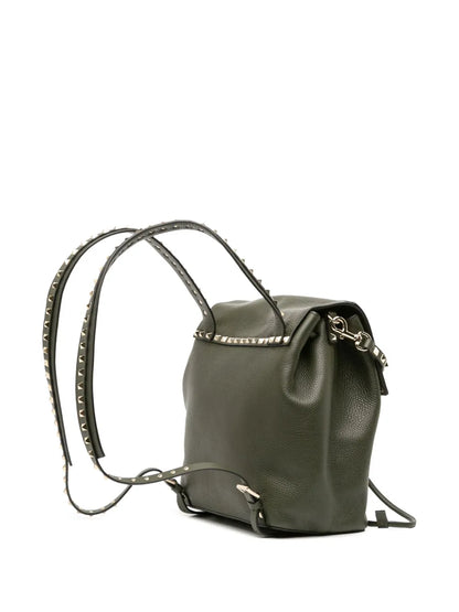 Pre-OwnedValentino Garavani Pre-Owned2018-2025 Grained Calfskin Rockstud Flap backpack