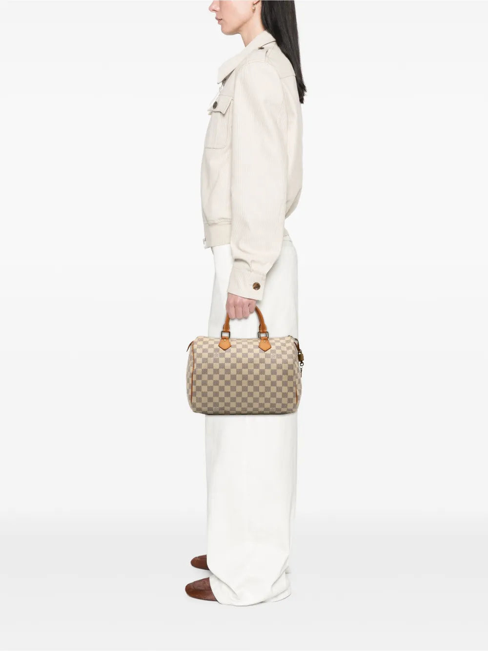 Pre-OwnedLouis Vuitton Pre-Owned2011 Damier Azur Speedy 30 boston bag