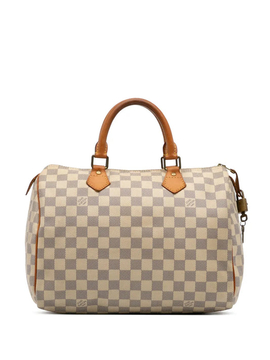 Pre-OwnedLouis Vuitton Pre-Owned2011 Damier Azur Speedy 30 boston bag