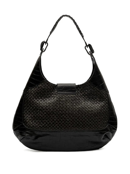 IslaMoon woven embossed shoulder bag floriamart.shop