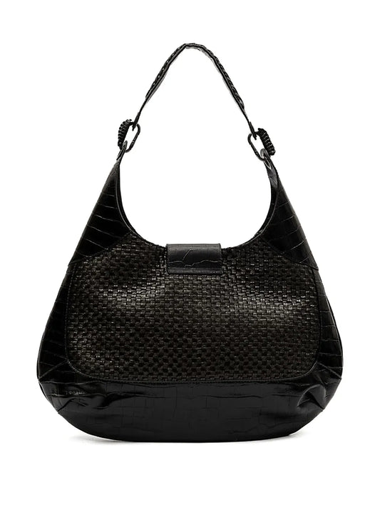 IslaMoon woven embossed shoulder bag floriamart.shop