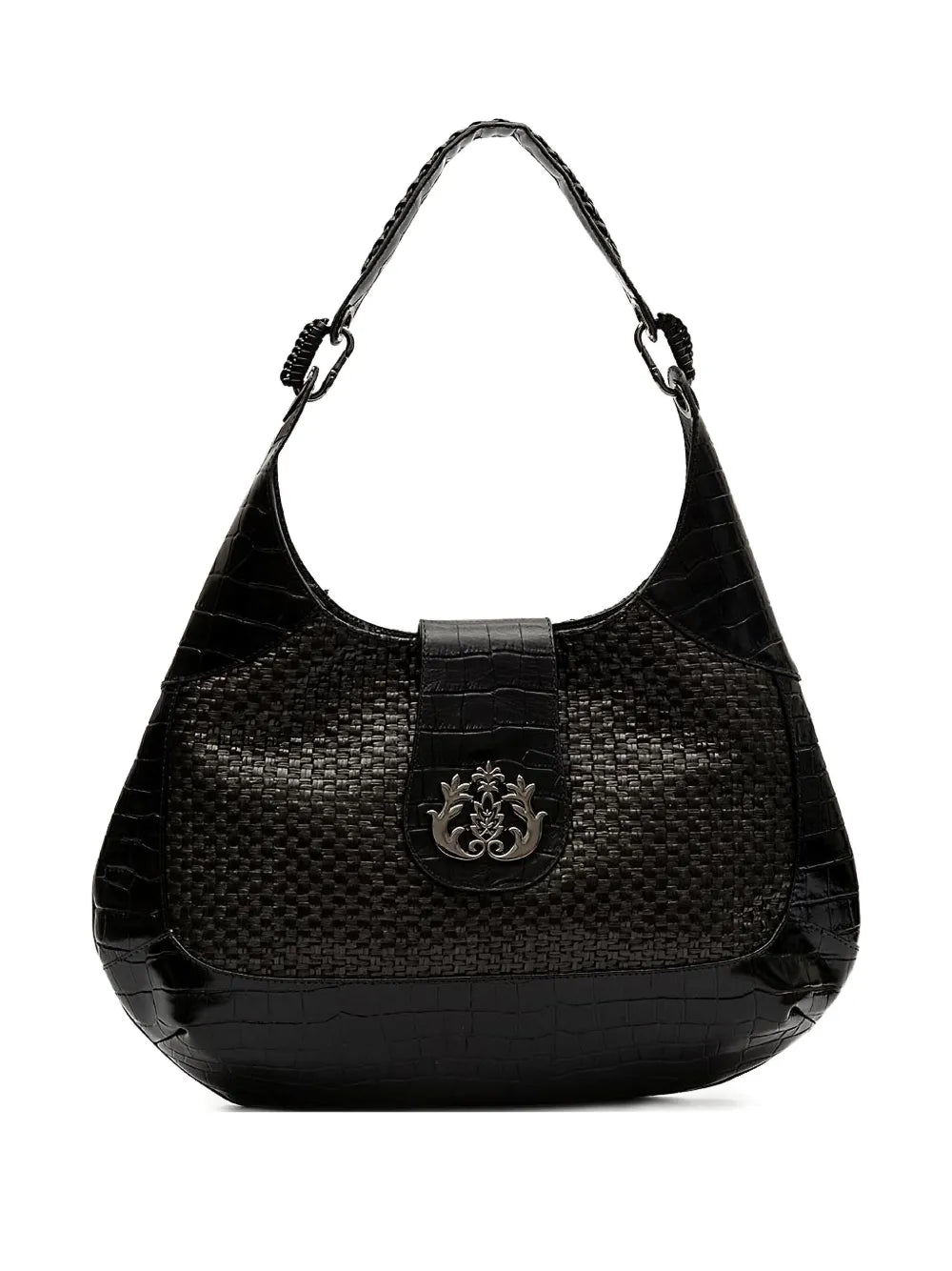 IslaMoon woven embossed shoulder bag floriamart.shop