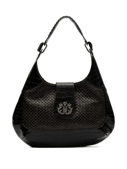 IslaMoon woven embossed shoulder bag floriamart.shop