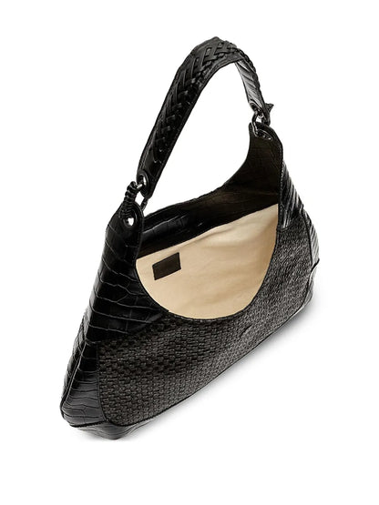 IslaMoon woven embossed shoulder bag floriamart.shop