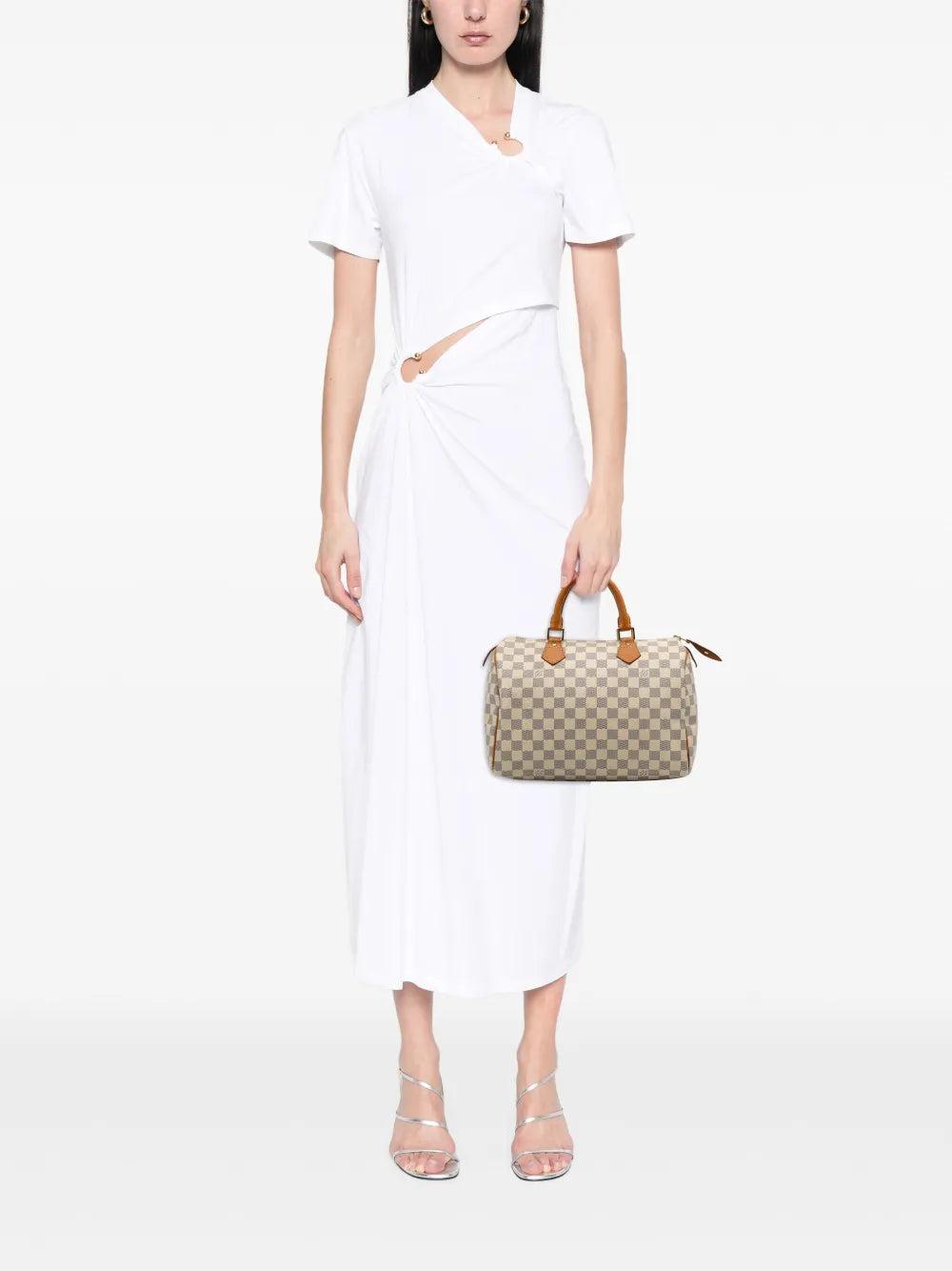 Pre-OwnedLouis Vuitton Pre-Owned2008 Damier Azur Speedy 30 boston bag