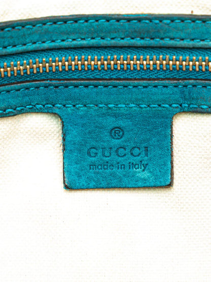 Pre-OwnedGucci Pre-Owned2000-2015 Medium GG Canvas Web Joy Boston Bag satchel