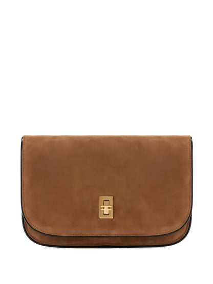 Elisabetta Franchichain-strap suede cross body bag