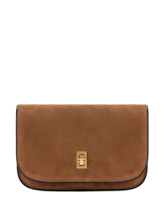 Elisabetta Franchichain-strap suede cross body bag