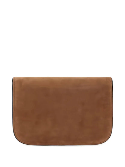 Elisabetta Franchichain-strap suede cross body bag