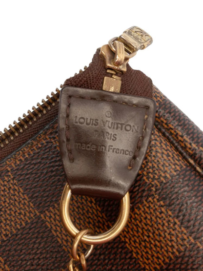 Pre-OwnedLouis Vuitton Pre-Owned2012 Damier Ebene Mini Pochette Accessoires handbag