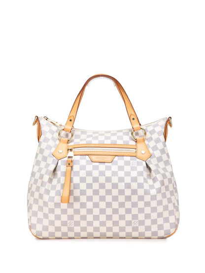 Pre-OwnedLouis Vuitton Pre-Owned2011 Damier Azur Evora MM satchel