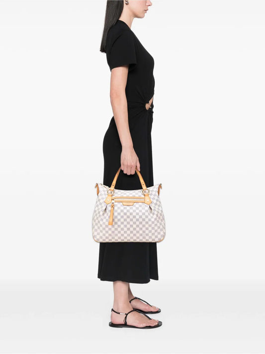 Pre-OwnedLouis Vuitton Pre-Owned2011 Damier Azur Evora MM satchel