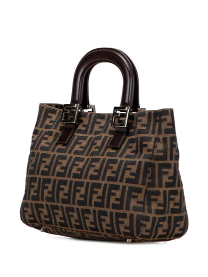 Pre-OwnedFendi Pre-Owned2000-2010 Small Zucca Canvas Twins tote bag