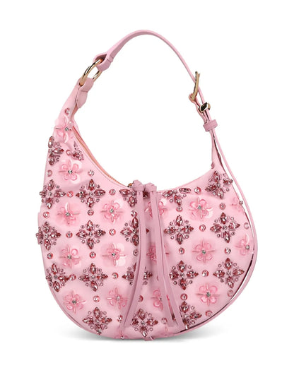 DES PHEMMESfloral-embellished shoulder bag