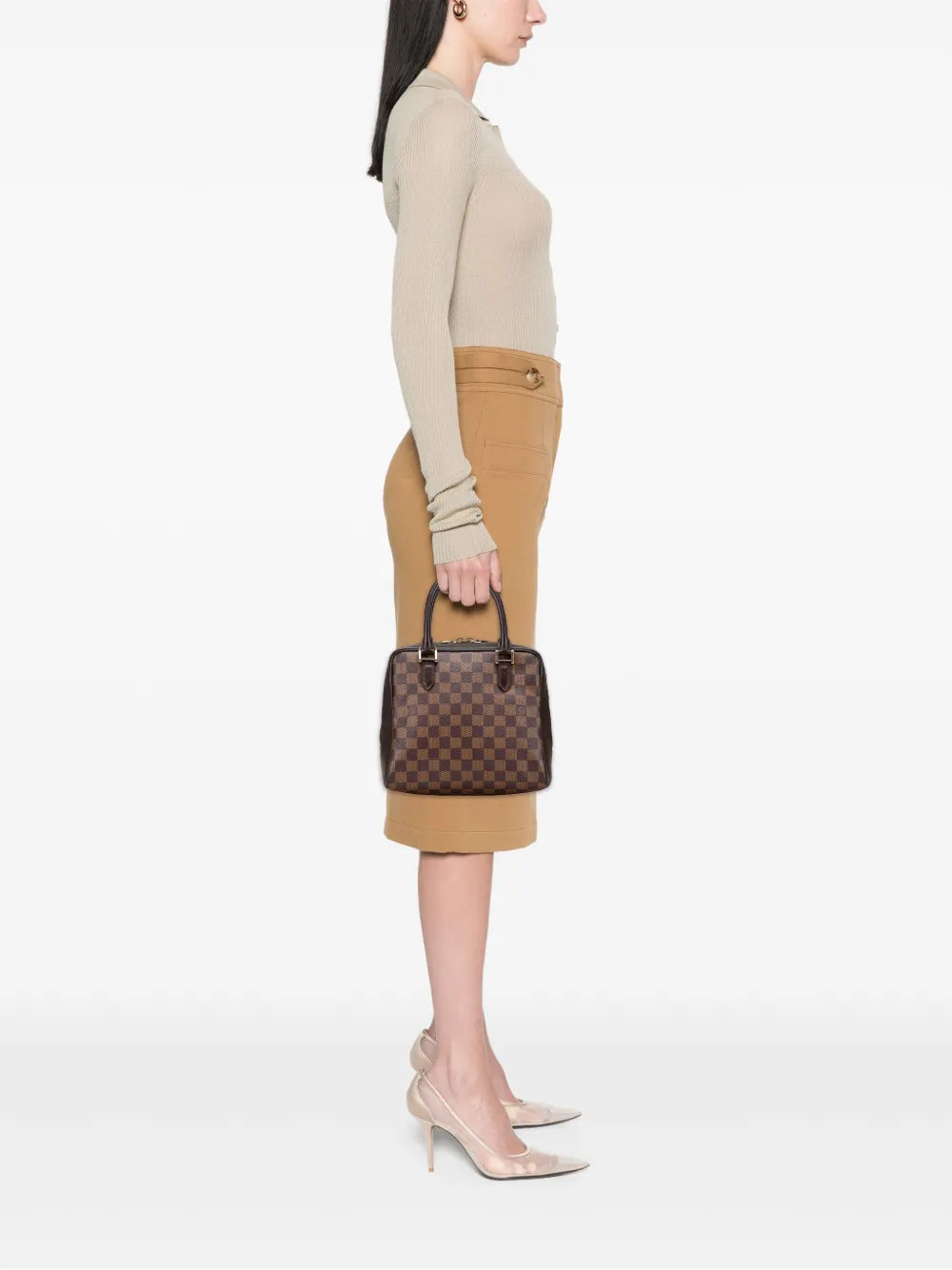 Pre-OwnedLouis Vuitton Pre-Owned2000 Damier Ebene Brera handbag