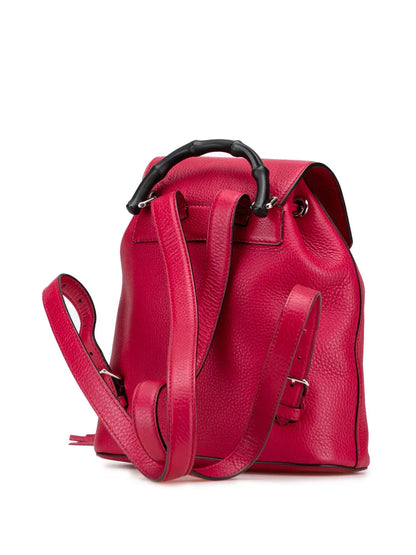 Pre-OwnedGucci Pre-Owned2000-2015 Leather Bamboo Daily backpack
