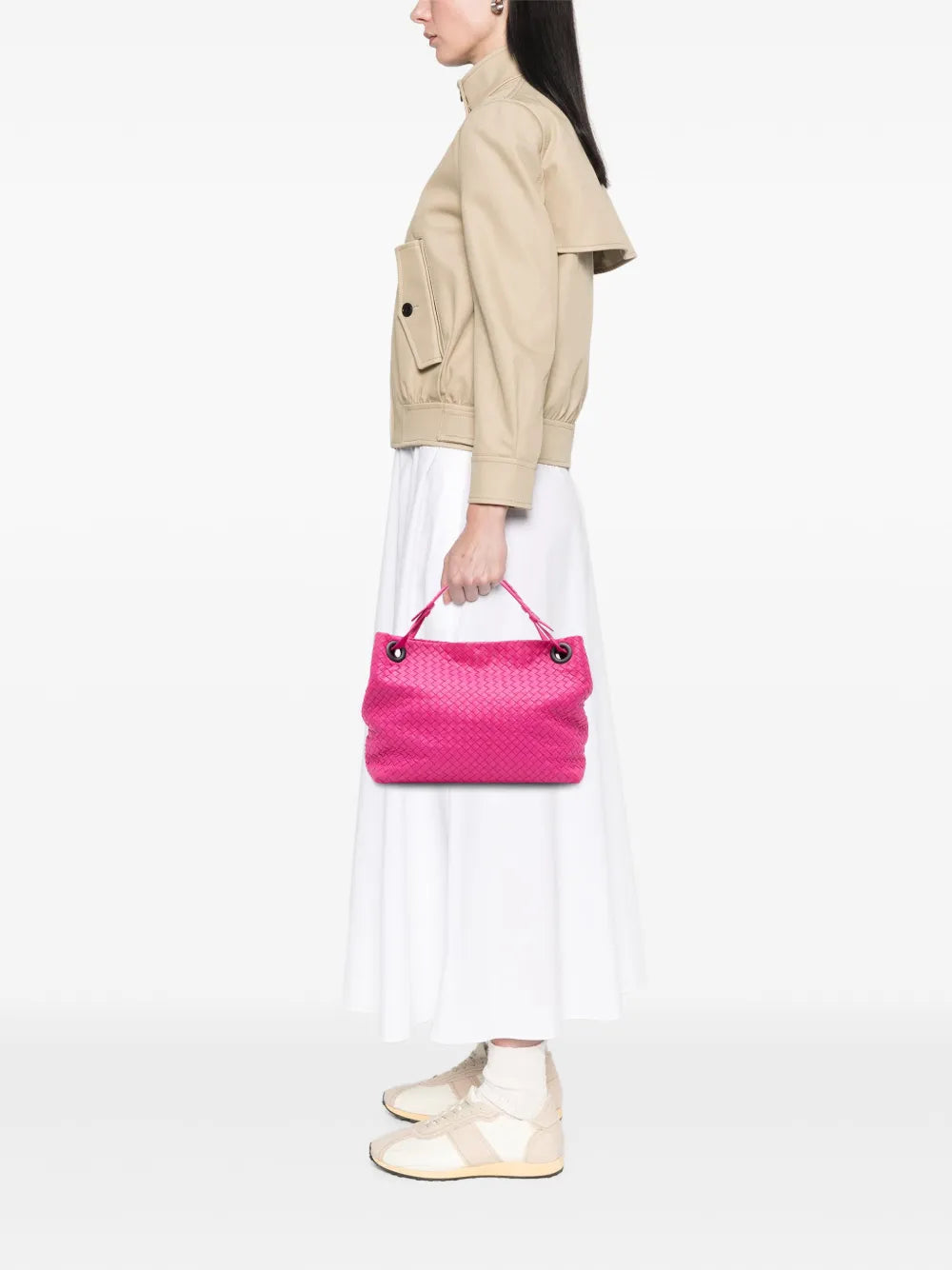 Pre-OwnedBottega Veneta Pre-Owned2012-2025 Medium Nappa Intrecciato Bella tote bag