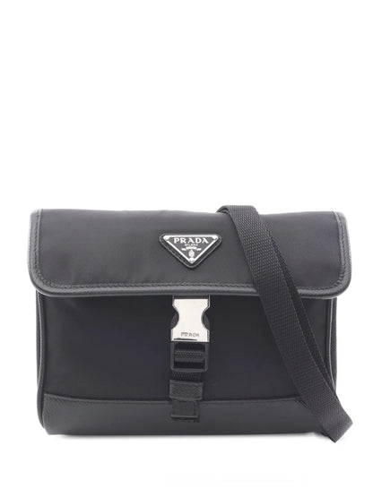 Pre-OwnedPrada Pre-Owned2013-2025 Saffiano Trimmed Re Nylon Smartphone Case shoulder bag