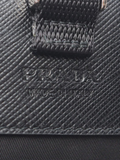 Pre-OwnedPrada Pre-Owned2013-2025 Saffiano Trimmed Re Nylon Smartphone Case shoulder bag