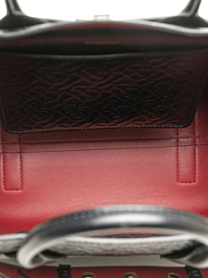 Pre-OwnedBurberry Pre-Owned2018-2025 Small TB Monogram Embossed Leather Belt Bag satchel