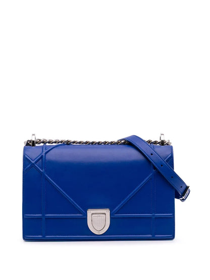 Pre-OwnedChristian Dior Pre-Owned2016 Medium Lambskin Diorama Flap crossbody bag