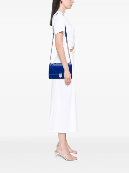 Pre-OwnedChristian Dior Pre-Owned2016 Medium Lambskin Diorama Flap crossbody bag