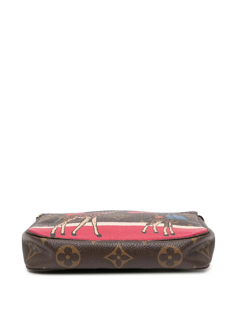 Pre-OwnedLouis Vuitton Pre-Owned2017 Monogram Giraffe Christmas Mini Pochette Accessoires handbag
