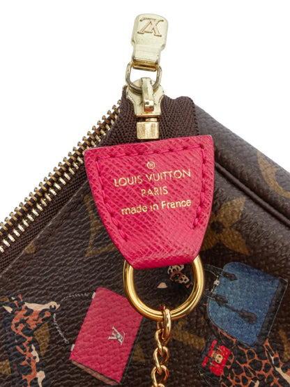 Pre-OwnedLouis Vuitton Pre-Owned2017 Monogram Giraffe Christmas Mini Pochette Accessoires handbag