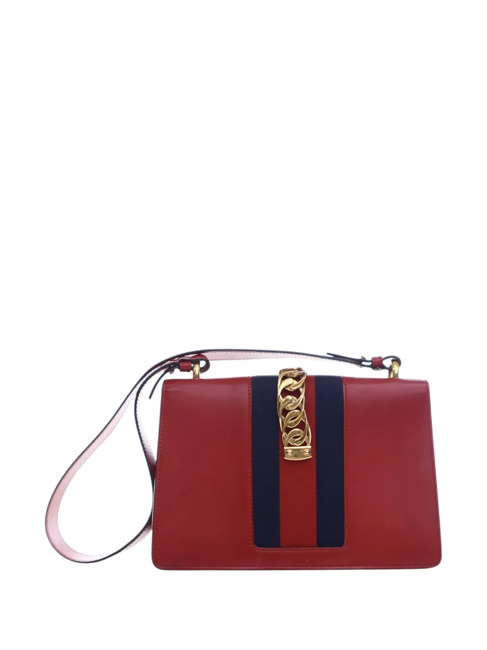 Pre-OwnedGucci Pre-Owned2000-2015 Small Leather Sylvie Web satchel
