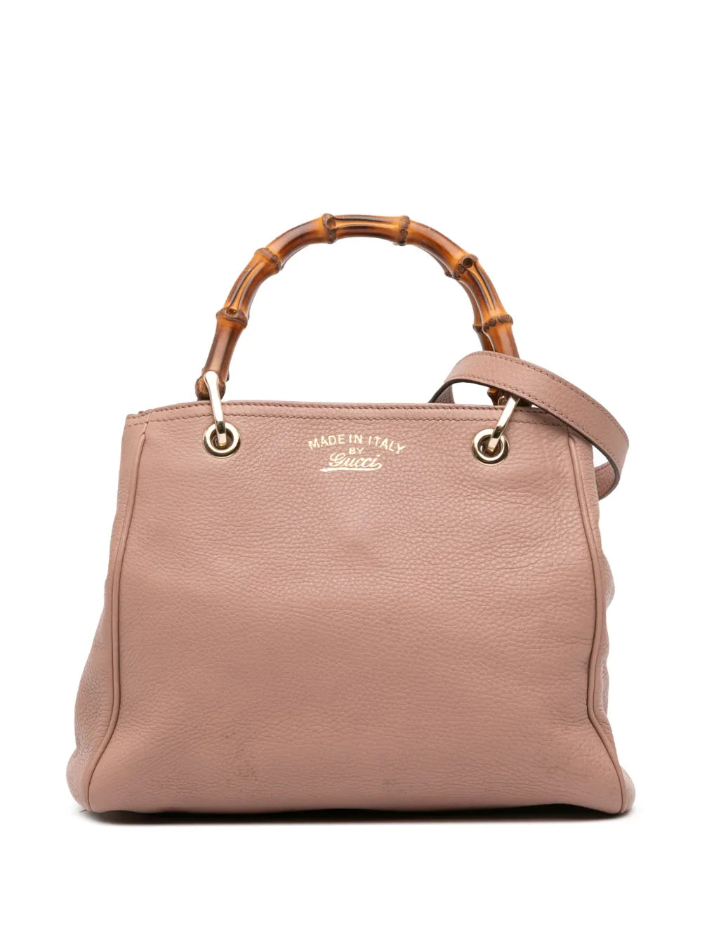 Pre-OwnedGucci Pre-Owned2016-2025 Small Calfskin Bamboo Shopper satchel floriamart.shop