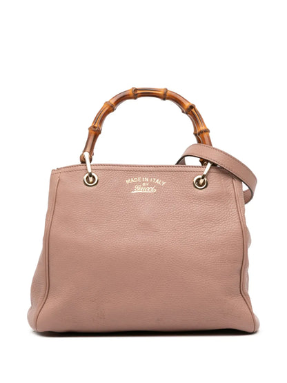 Pre-OwnedGucci Pre-Owned2016-2025 Small Calfskin Bamboo Shopper satchel floriamart.shop