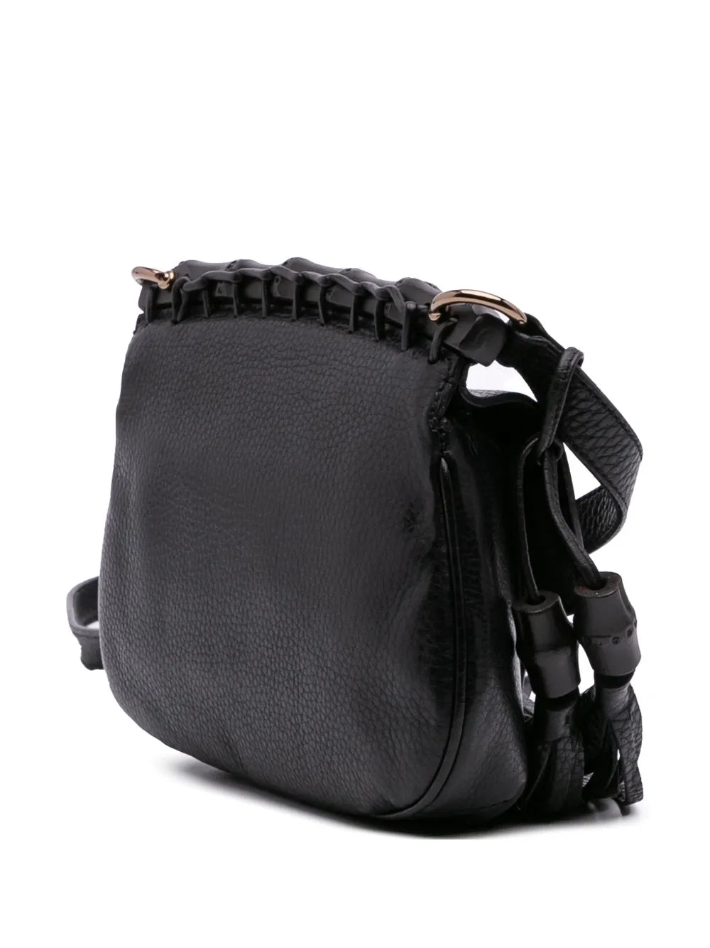 Pre-OwnedGucci Pre-Owned2016-2025 Small Leather Bamboo Nouveau Fringe crossbody bag