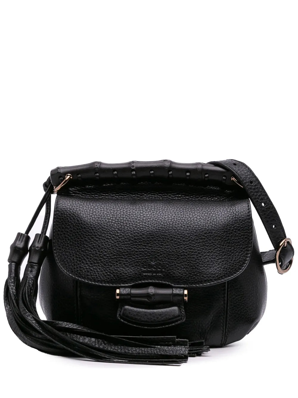 Pre-OwnedGucci Pre-Owned2016-2025 Small Leather Bamboo Nouveau Fringe crossbody bag