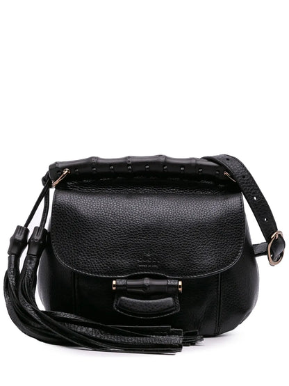 Pre-OwnedGucci Pre-Owned2016-2025 Small Leather Bamboo Nouveau Fringe crossbody bag