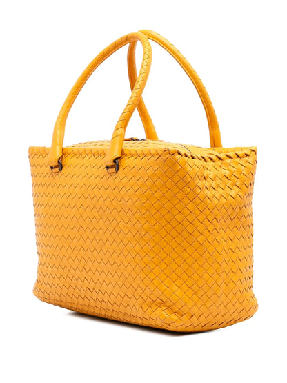 Pre-OwnedBottega Veneta Pre-Owned2012-2025 Nappa Intrecciato Brick tote bag