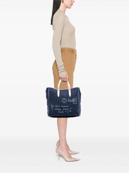 Pre-OwnedSaint Laurent Pre-Owned2000-2012 Denim Y Mail tote bag