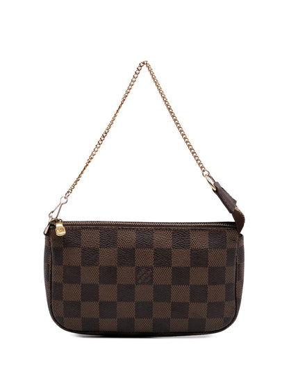 Pre-OwnedLouis Vuitton Pre-Owned2002 Damier Ebene Mini Pochette Accessoires handbag
