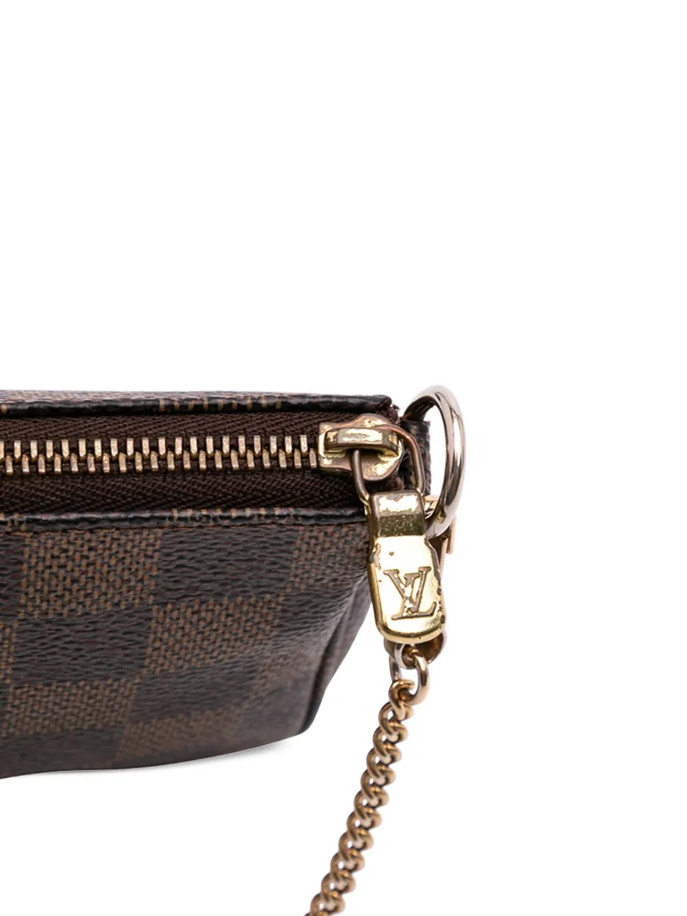 Pre-OwnedLouis Vuitton Pre-Owned2002 Damier Ebene Mini Pochette Accessoires handbag