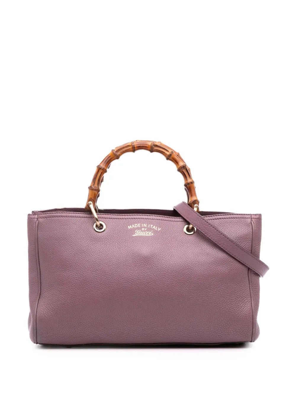 Pre-OwnedGucci Pre-Owned2016-2025 Medium Calfskin Bamboo Shopper satchel floriamart.shop