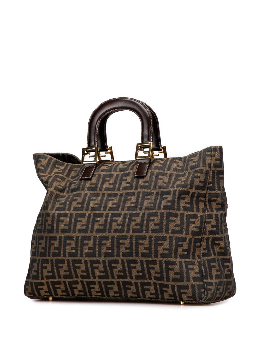 Pre-OwnedFendi Pre-Owned20th Century Large Zucca Canvas Twins tote bag