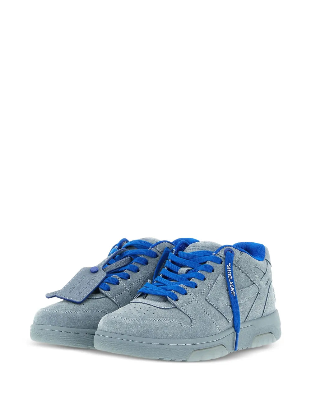 Off-White Suede Logo-Tag Sneakers floriamart.shop
