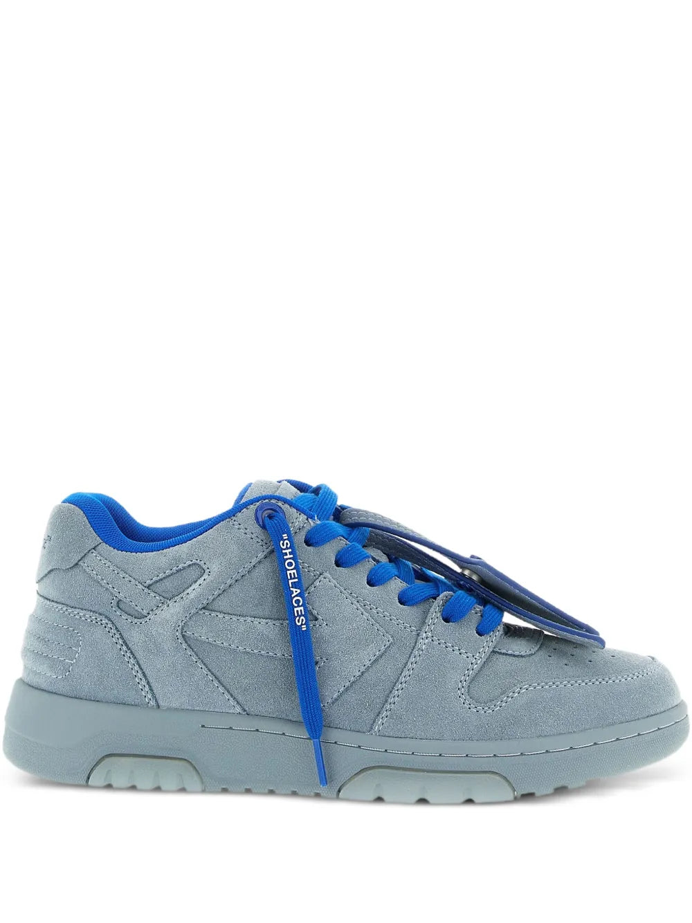 Off-White Suede Logo-Tag Sneakers floriamart.shop
