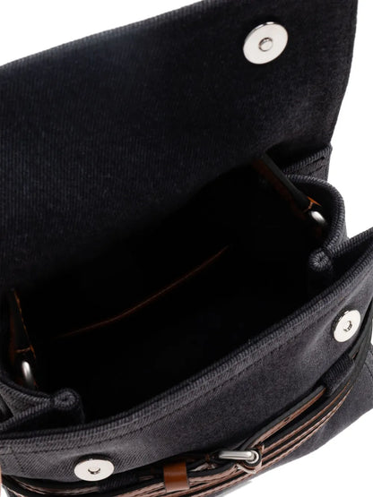 MoschinoTie Me denim belted mini bag