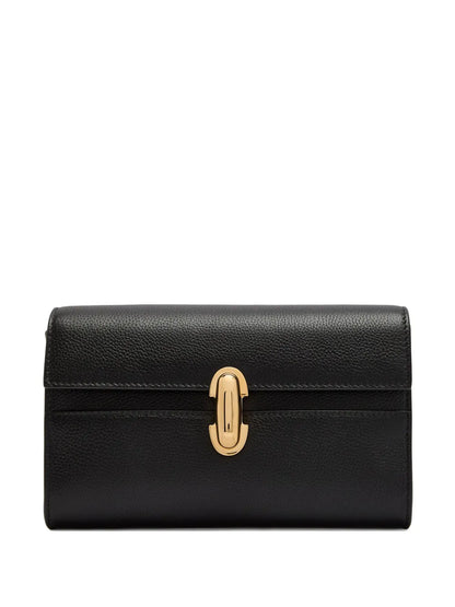 Savette Symmetry grained clutch bag