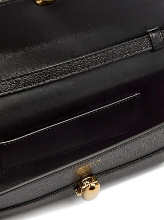 Savette Symmetry grained clutch bag