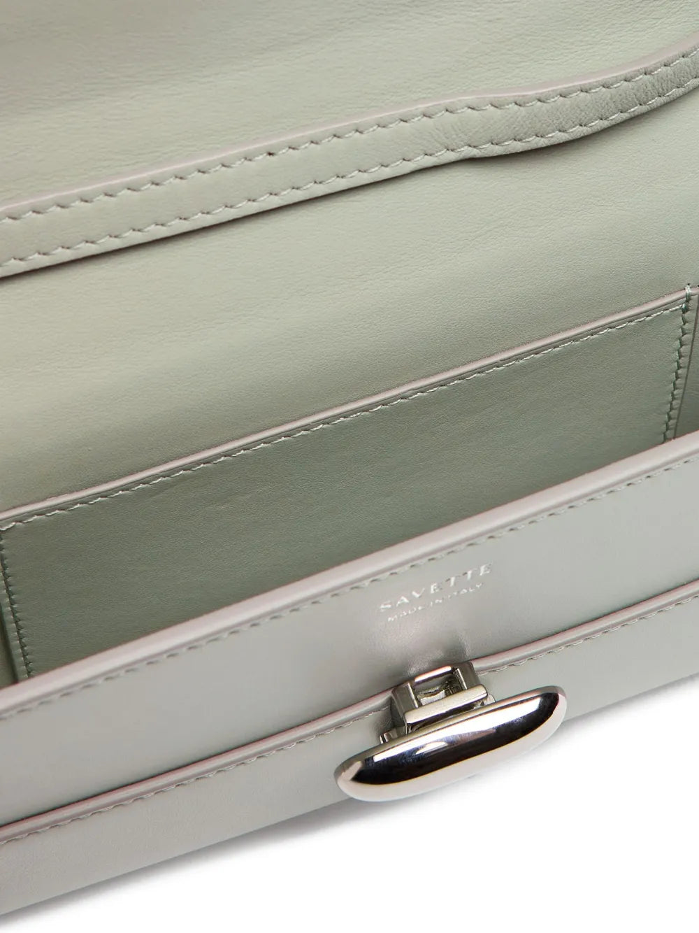 Savette Symmetry smooth clutch bag