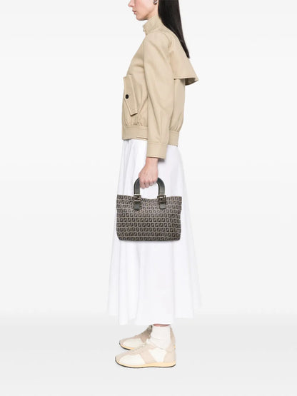 Pre-OwnedFendi Pre-Owned2000-2010 Small Zucchino Canvas Twins tote bag