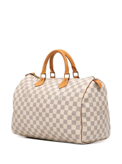 Pre-OwnedLouis Vuitton Pre-Owned2010 Damier Azur Speedy 35 boston bag