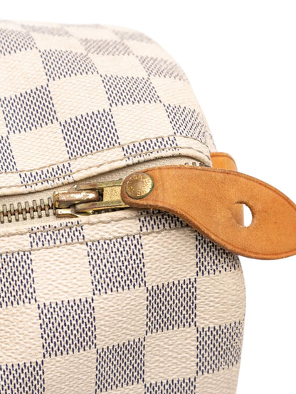 Pre-OwnedLouis Vuitton Pre-Owned2010 Damier Azur Speedy 35 boston bag