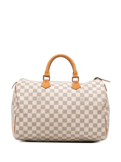 Pre-OwnedLouis Vuitton Pre-Owned2010 Damier Azur Speedy 35 boston bag